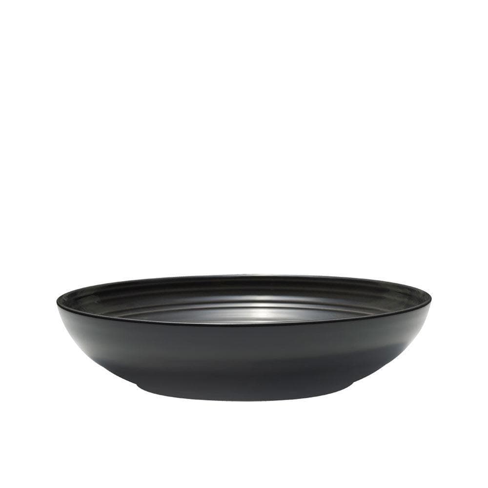 Swirl Black Coupe with Graphite Ombre Accent 4 Piece Place Setting - Image 6