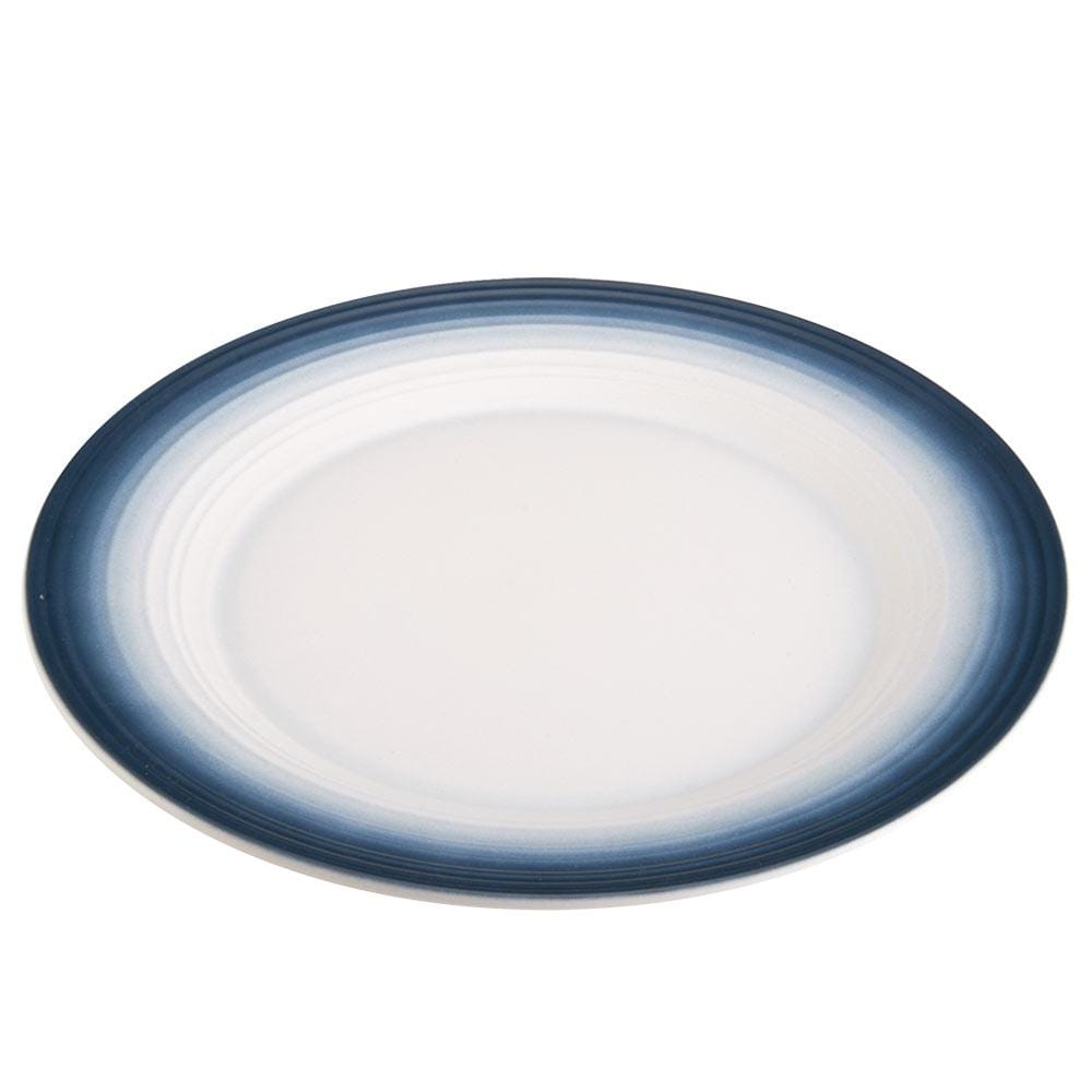 Swirl Ombre Blue Round Platter - Image 2