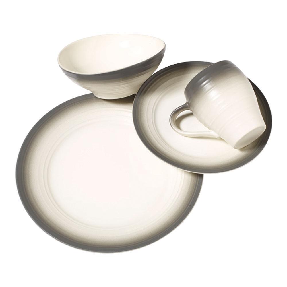Swirl Ombre Graphite 4 Piece Place Setting - Image 3