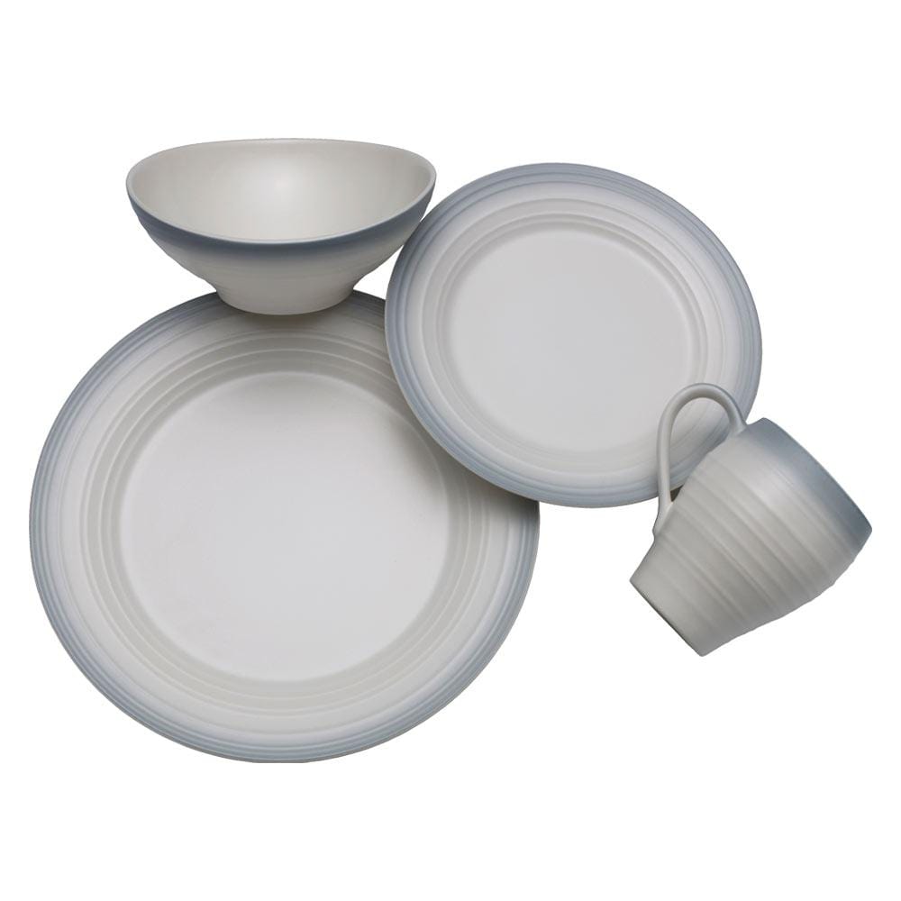 Swirl Ombre Grey 4 Piece Place Setting - Image 2