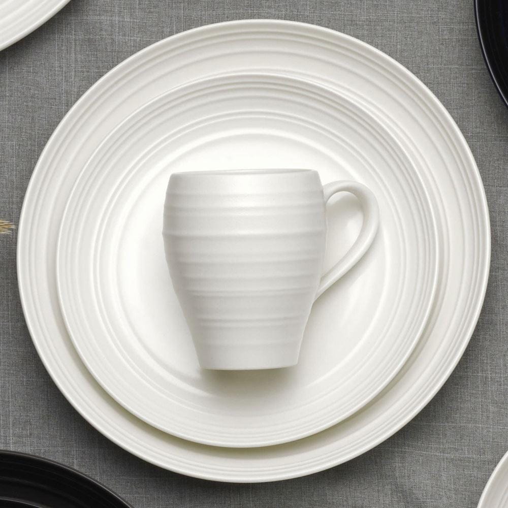 Swirl White Salad Plate - Image 2