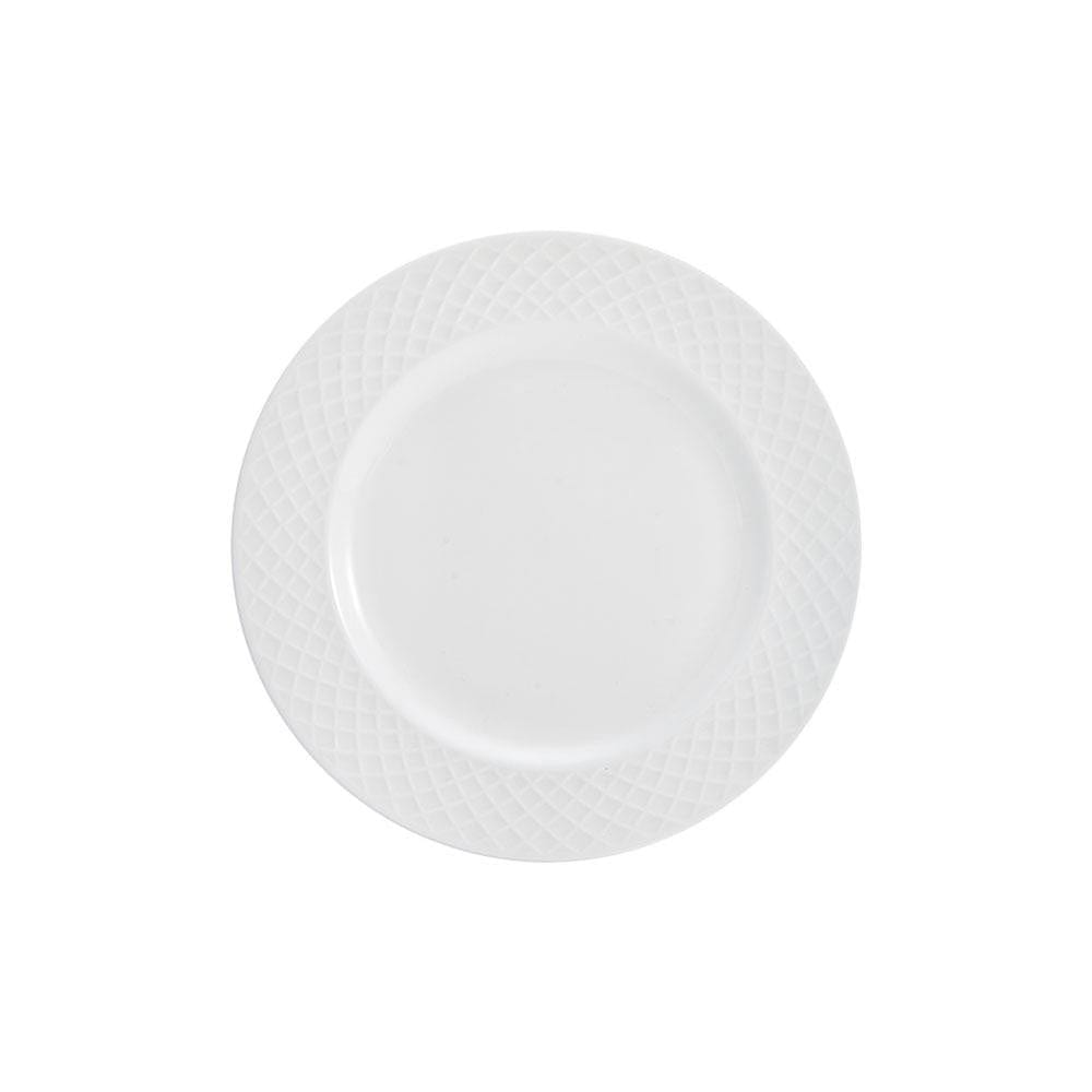Trellis White 36 Piece Dinnerware Set. Service for 6 - Image 6