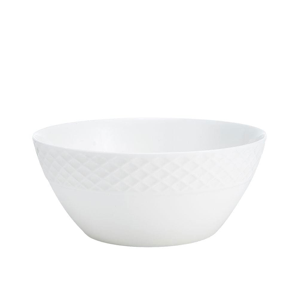 Trellis White 36 Piece Dinnerware Set. Service for 6 - Image 7