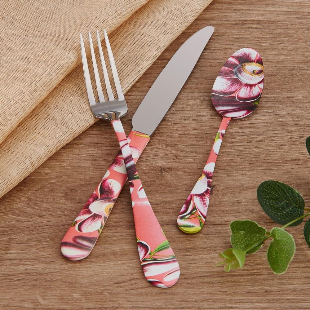 Vintage Botanical 3 Piece Flatware Set - Image 2