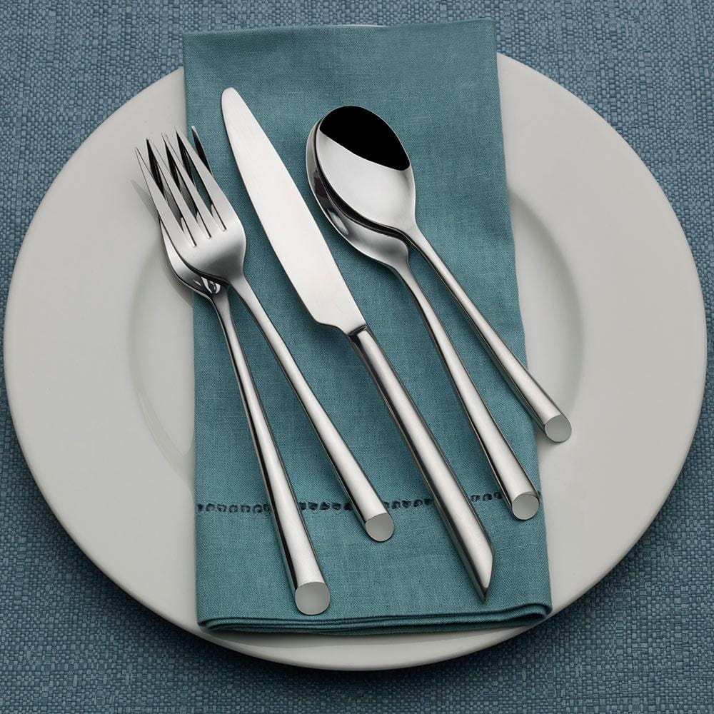 Wave Forged 42 Piece Flatware Set. Service for 8 - Image 2