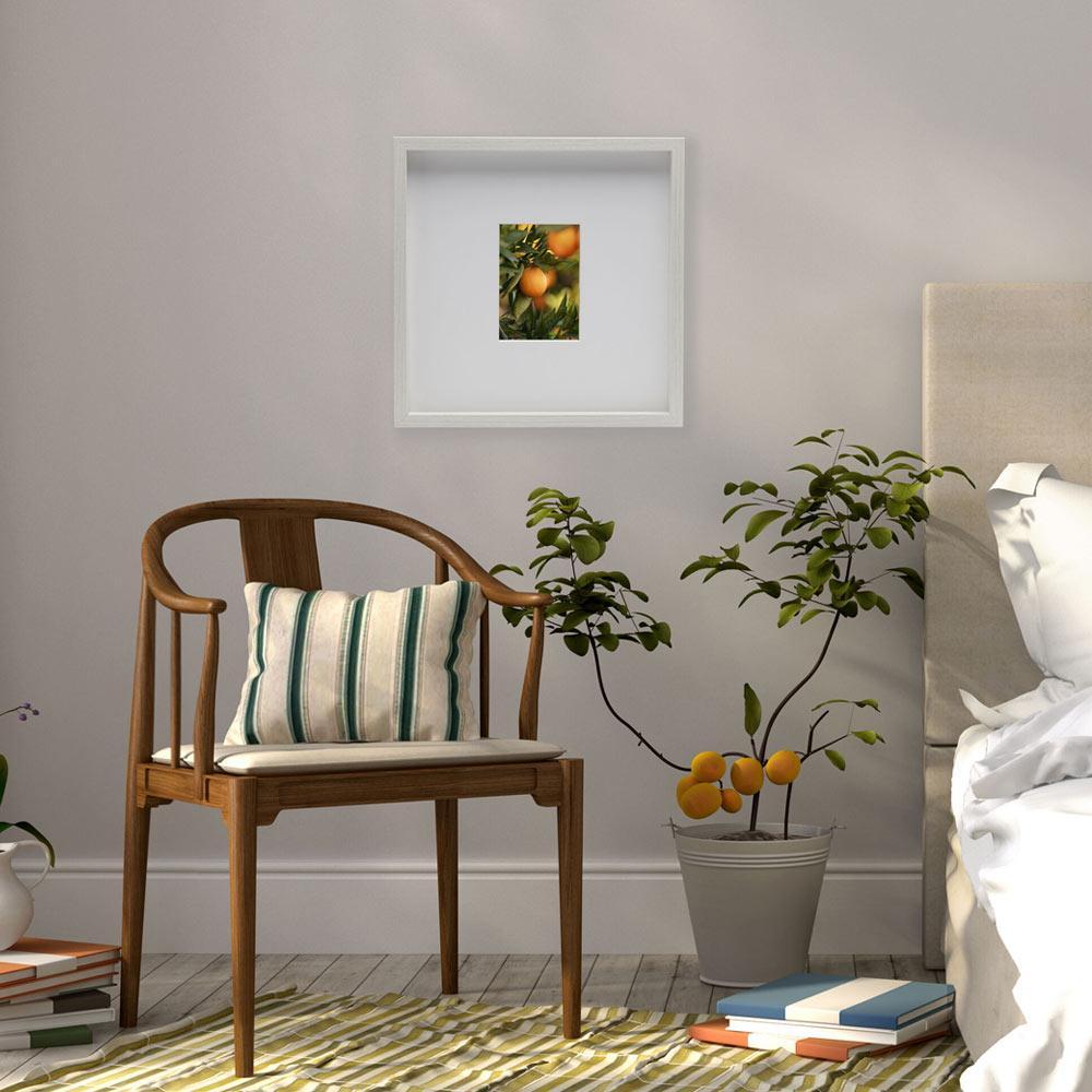 White 15 x 15 Gallery Square Frame. Matted to 5 x 7 - Image 2