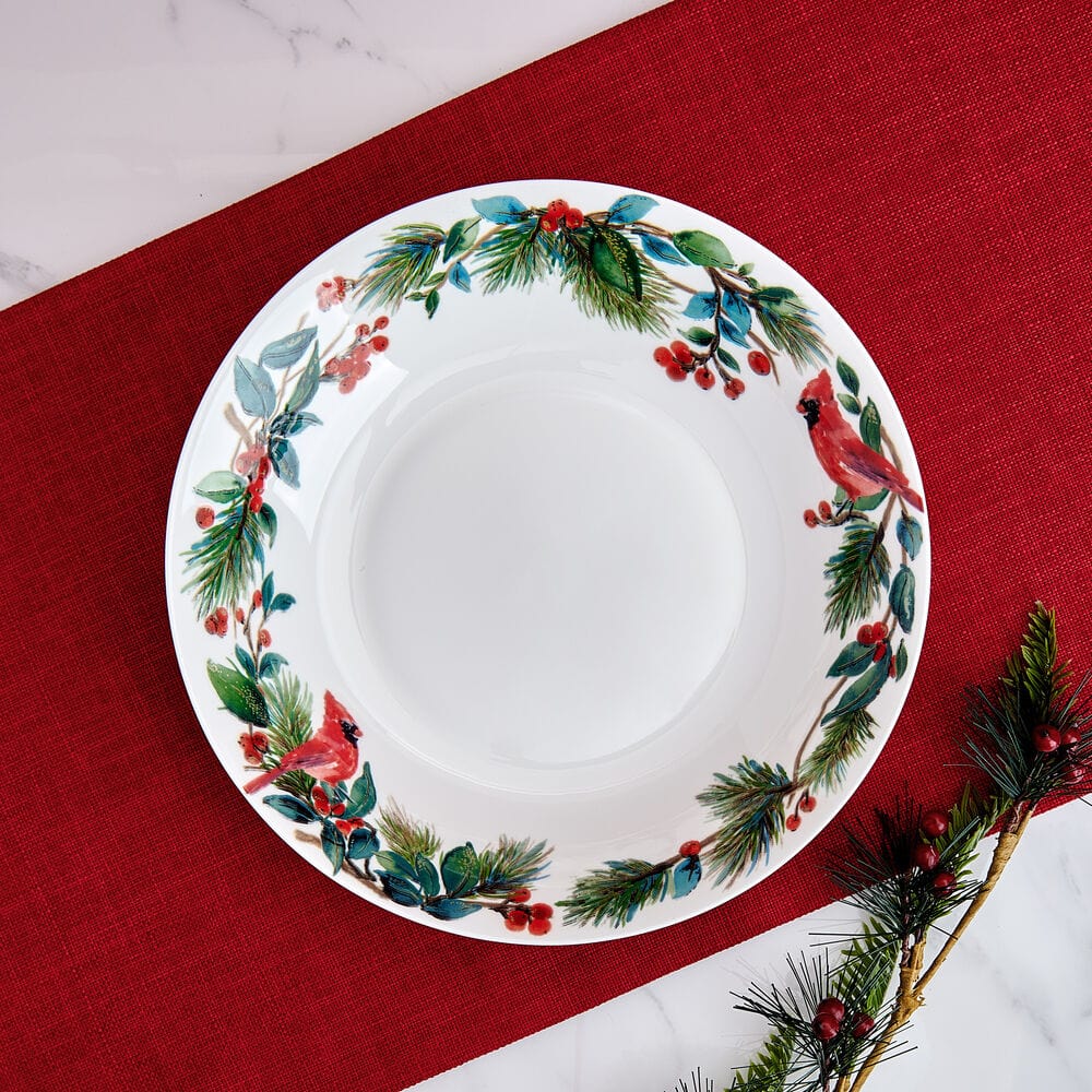 Winter Cardinal Serve Bowl - Image 6
