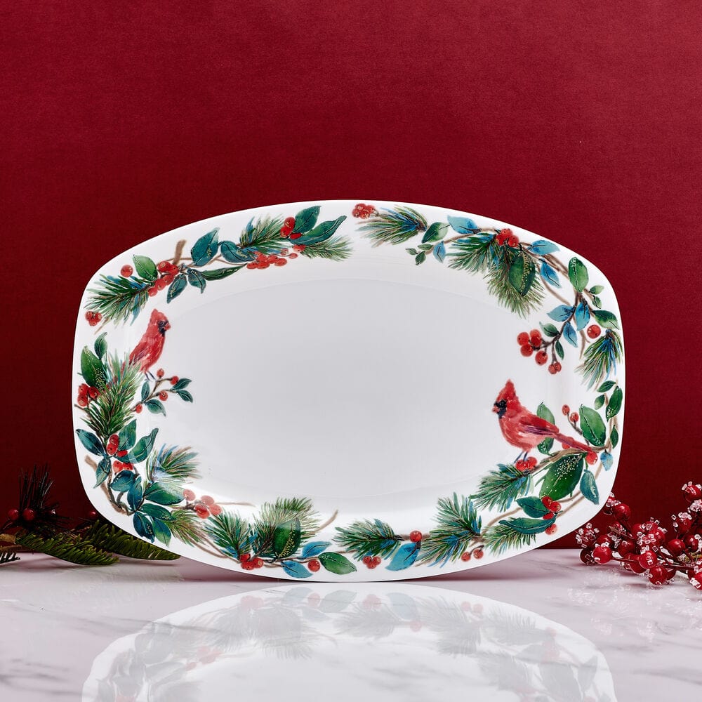 Winter Cardinal Platter - Image 2
