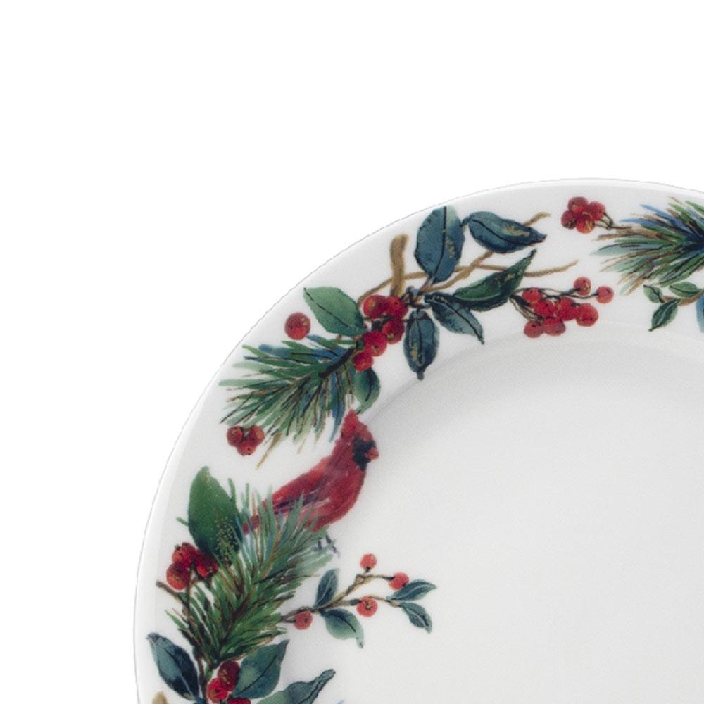 Winter Cardinal Set of 4 Salad Plates - Image 3