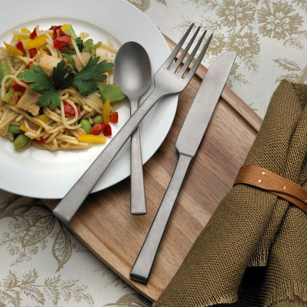 York Stonewash 12 Piece Flatware Set. Service for 4 - Image 2